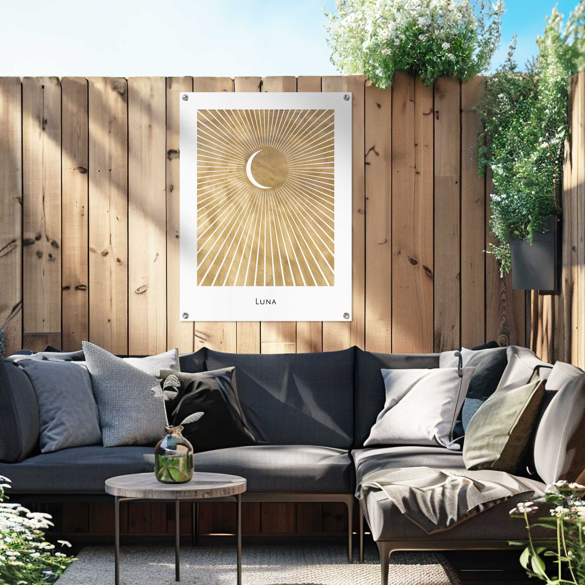 Reinders - Moon - Tuinposter 80x60cm