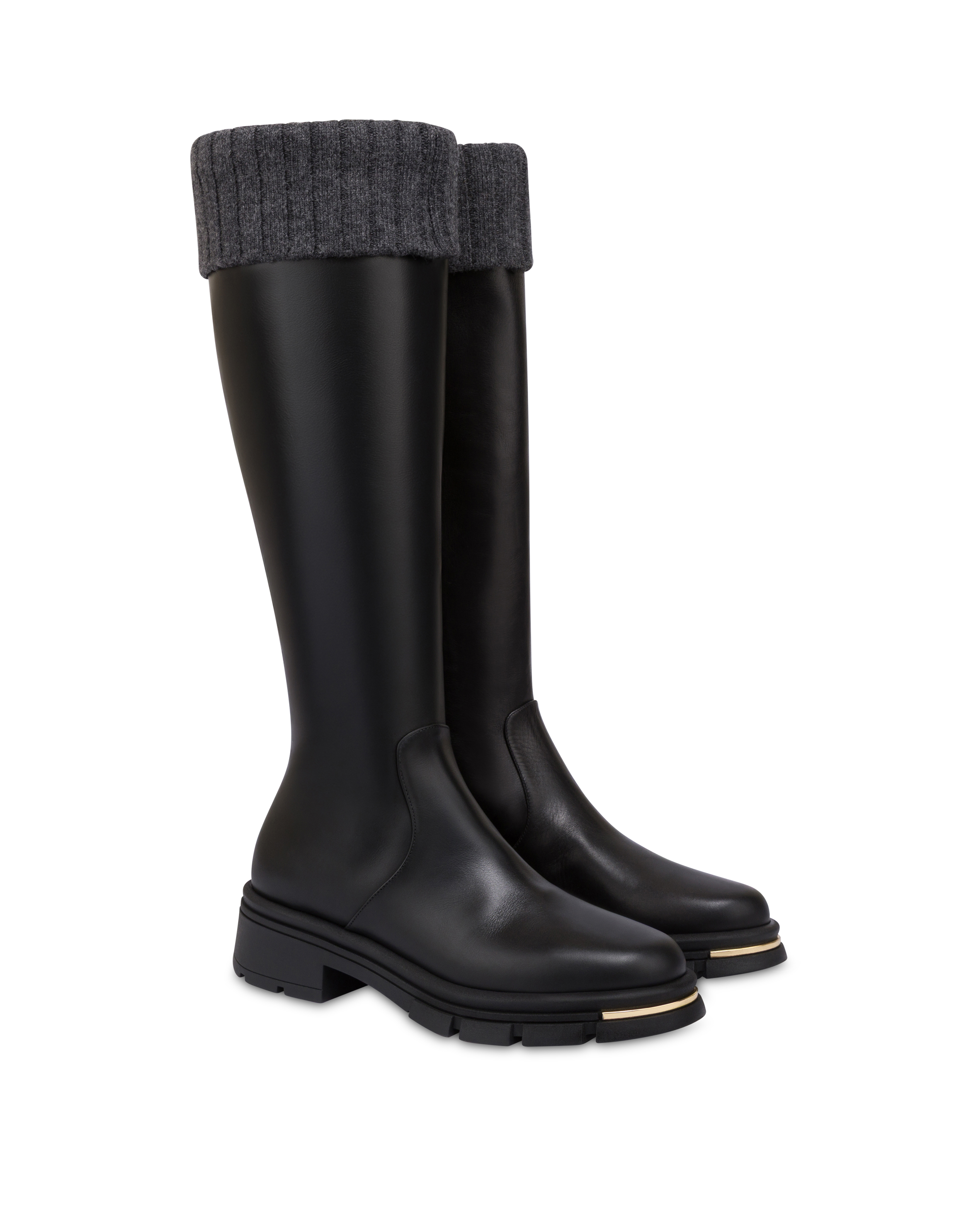 Stivale Comfy In Vitello Nero