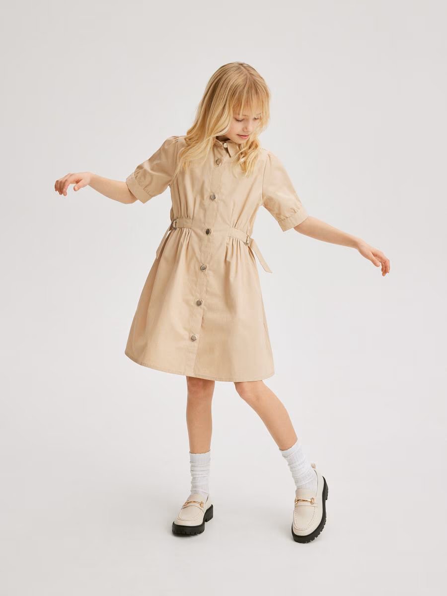 Cotton Shirt Dress