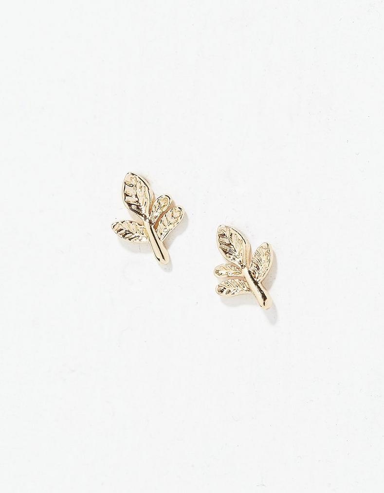 Leaf Stud Earrings