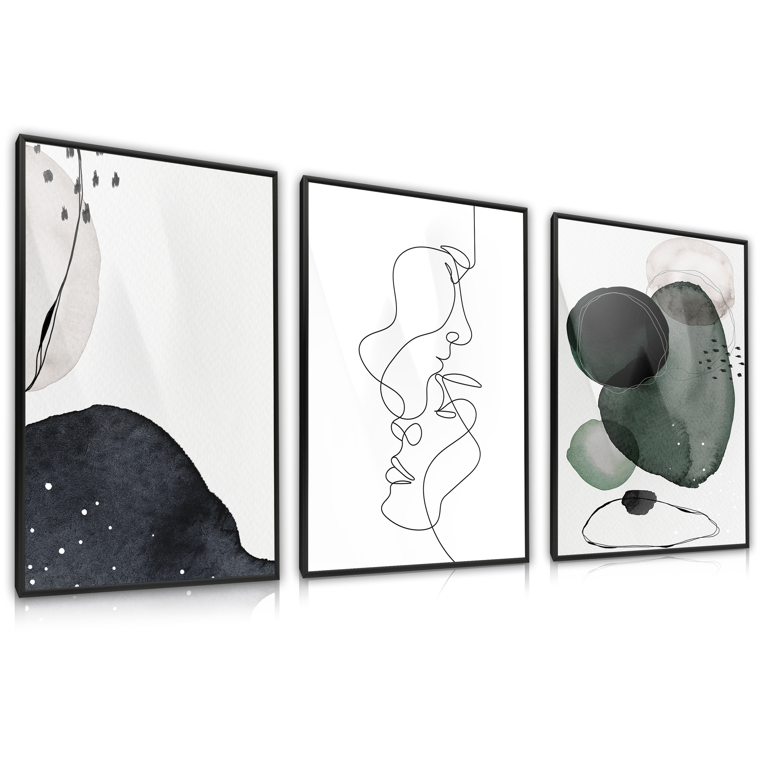 ZESTAW 3X Plakat Minimalistyczny Zestaw 30x40cm