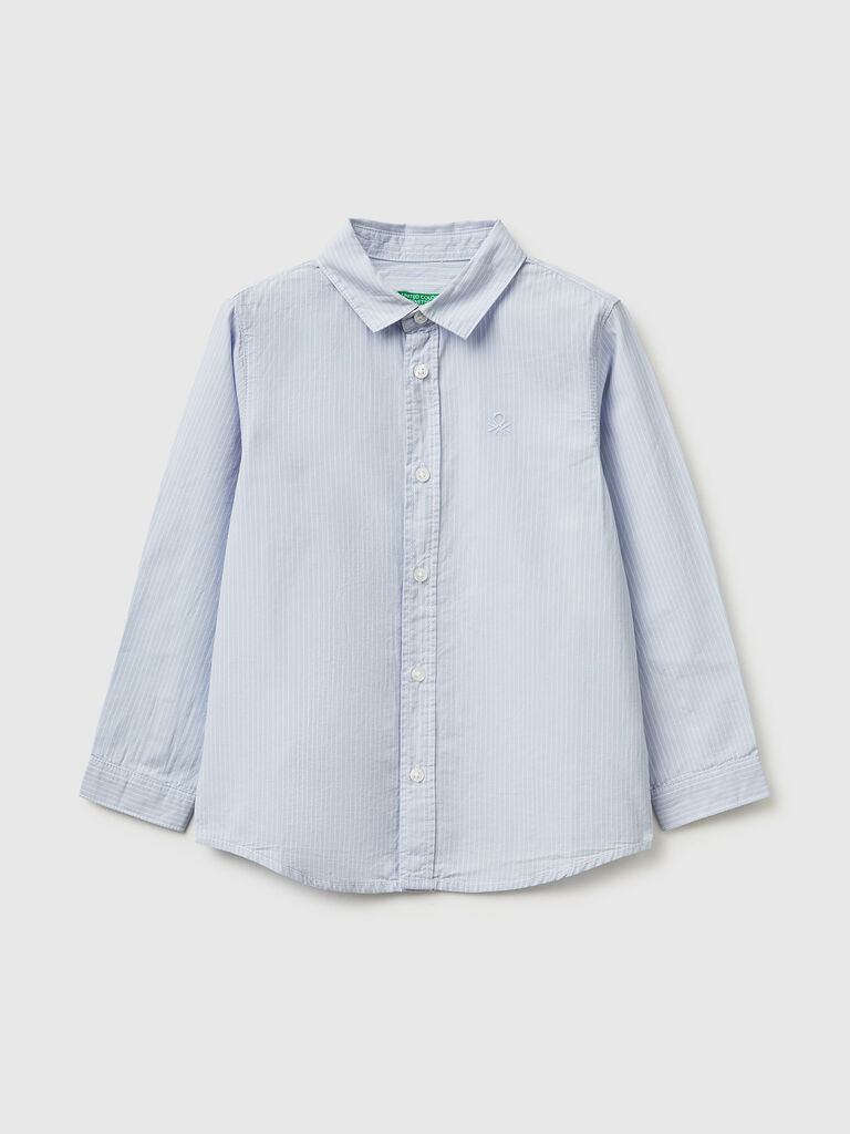 Pure cotton striped shirt