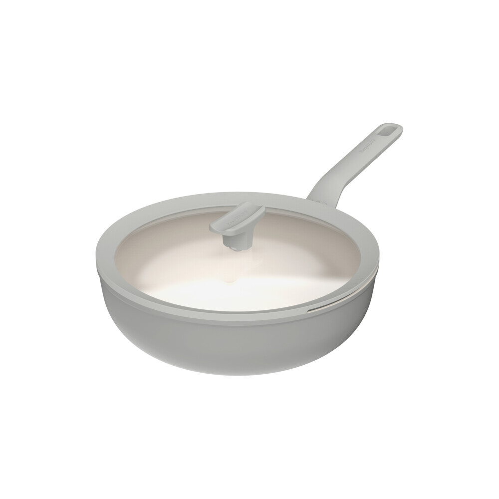 Patelnia wok z pokrywą Balance Eco Grey 28 cm, 4,2 L BergHOFF