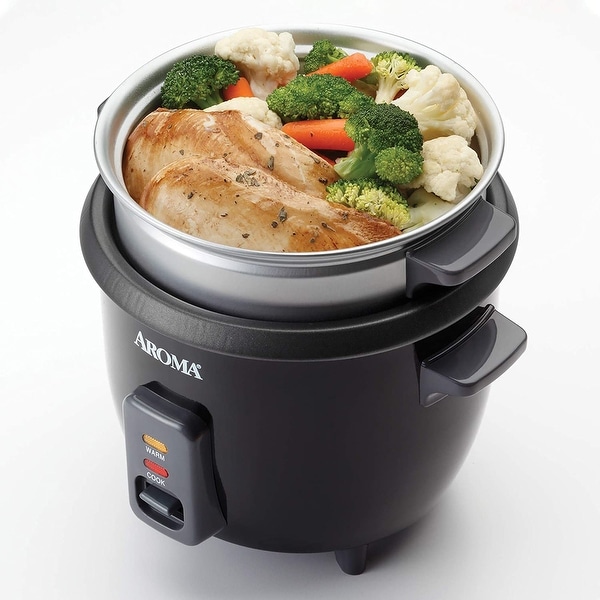 Aroma ARC-363-1NGB 6-Cup Pot Style Rice Cooker