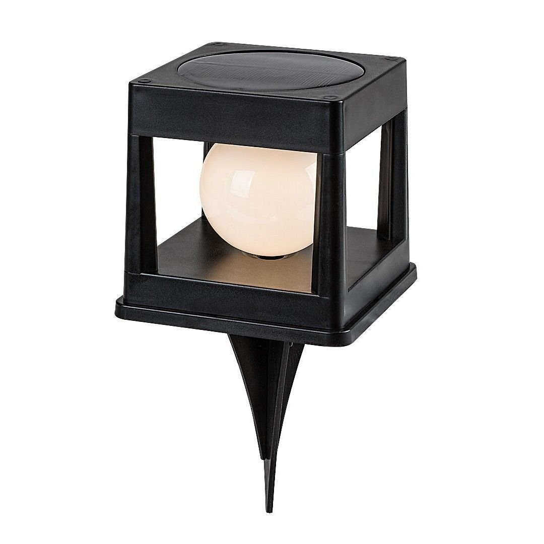 Lampa wbijana solarna HOLNEczarno-biały LED 1x0.3W 6lm IP44 Rabalux