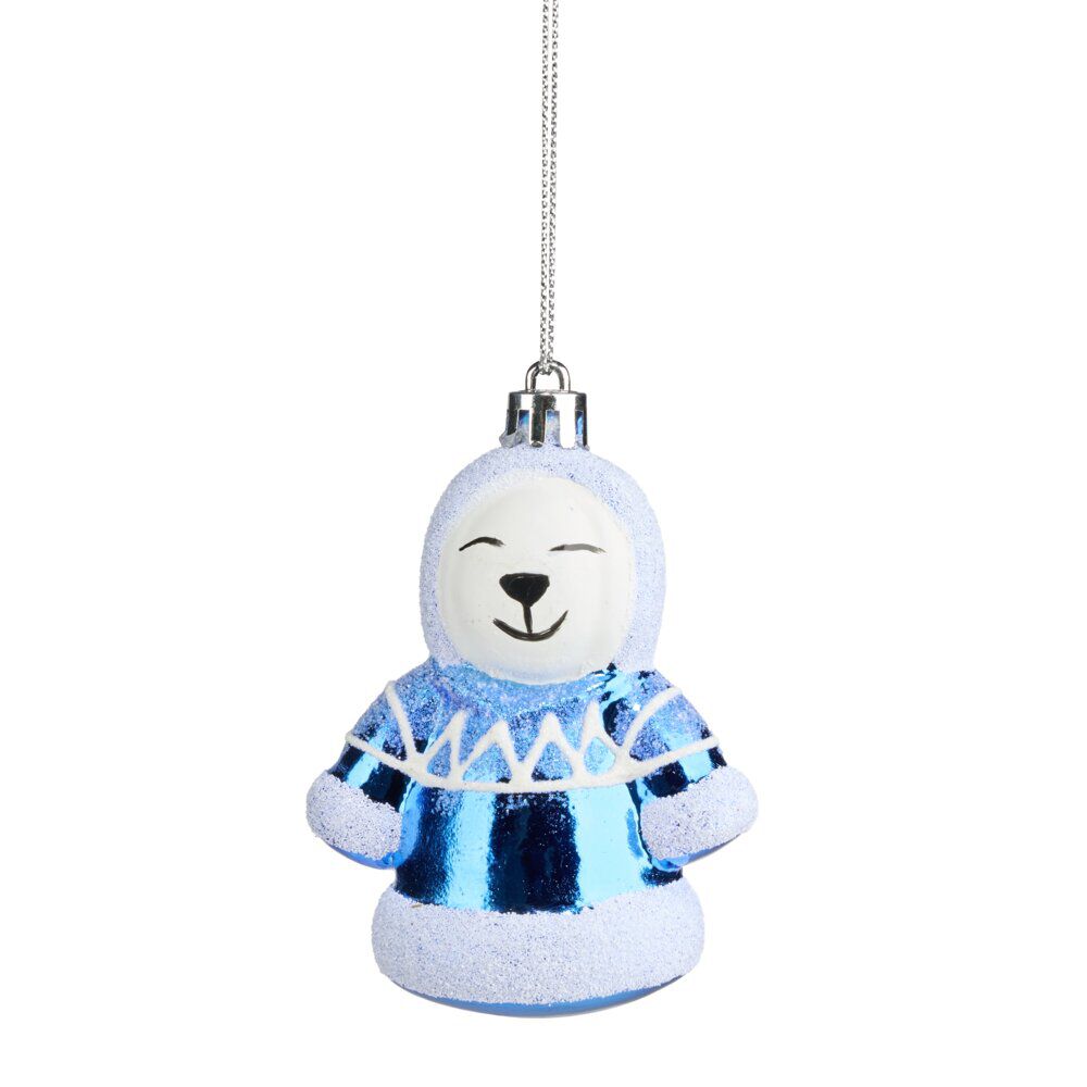 Personnage de No&euml;l boréal à suspendre H8,5cm (4 modèles)