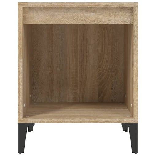 NNEVL Bedside Cabinets 2 pcs Sonoma Oak 40x35x50 cm