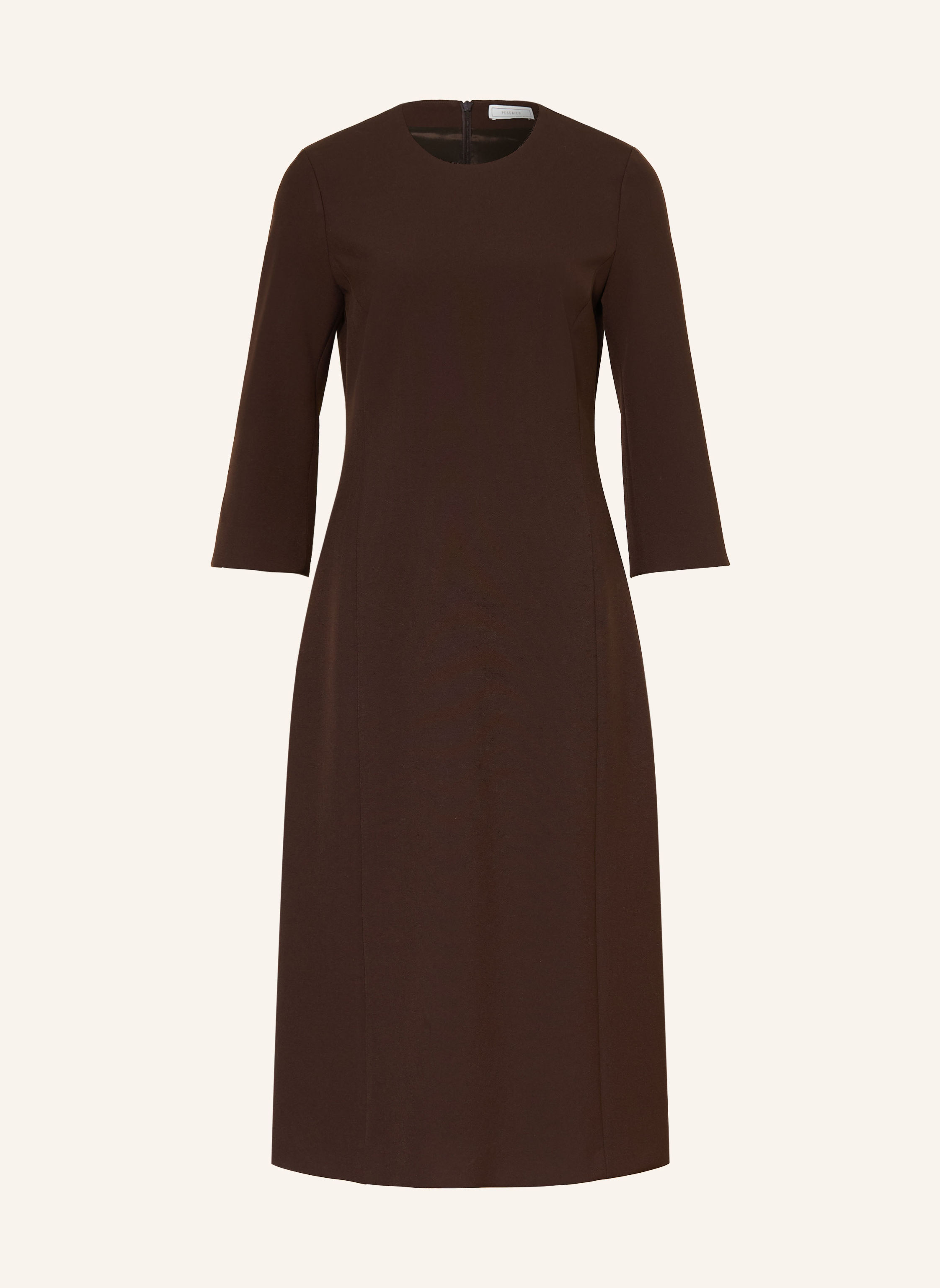 PESERICO Kleid mit 3/4-Arm und Schmucksteinen