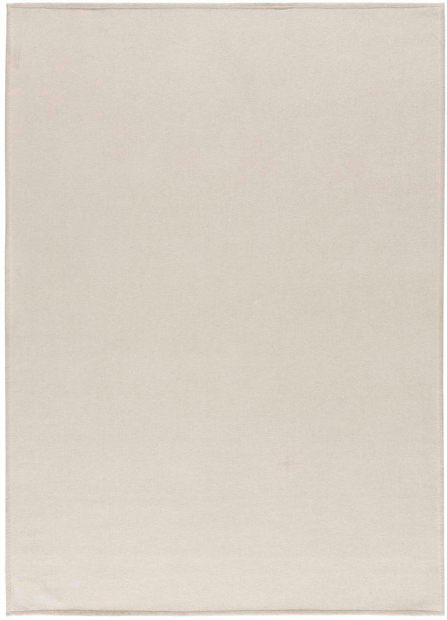 HARRIS - Tapis uni lavable en blanc, 120X170 cm