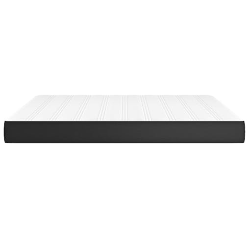 NNEVL Pocket Spring Bed Mattress Black 152x203x20 cm Queen Faux Leather