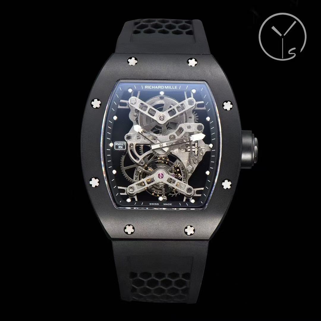 Richard Mille RM 027 Rafael Nadal Tourbillon Carbon Watch -14