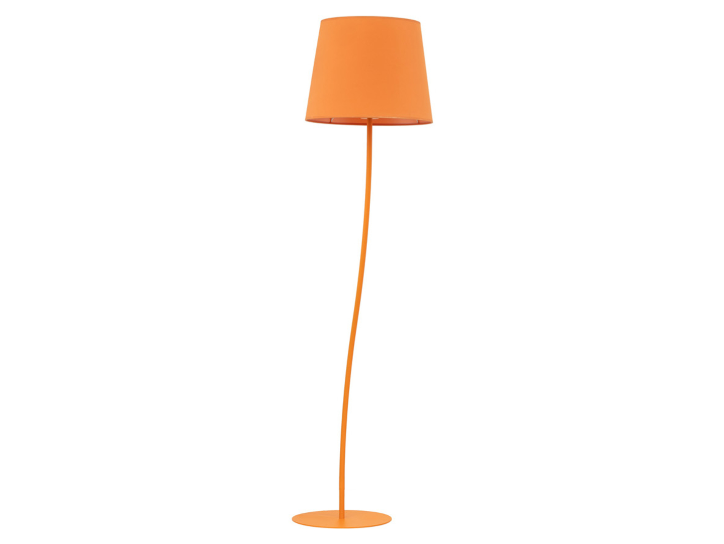 Lampa podłogowa Nicola metalowa pomarańczowa