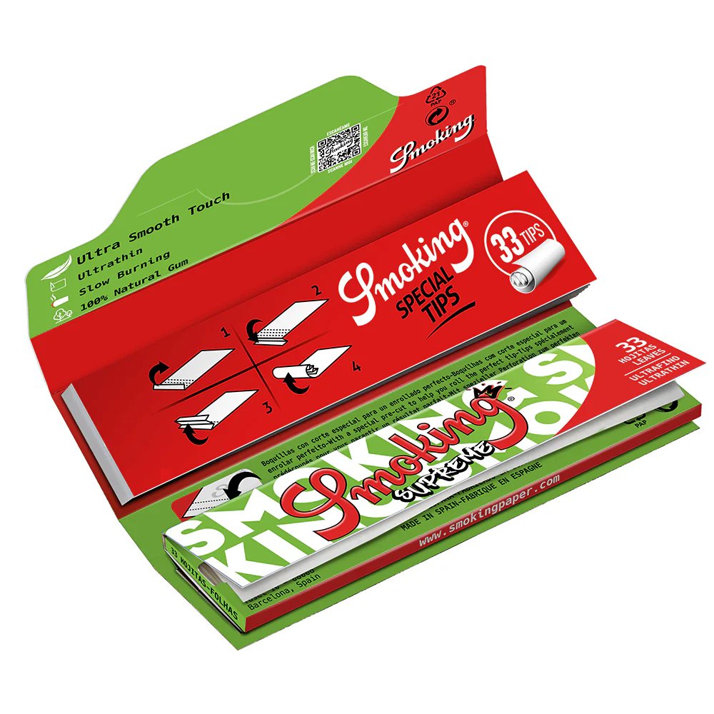 Smoking Supreme Kingsize Papers + 33 Tips
