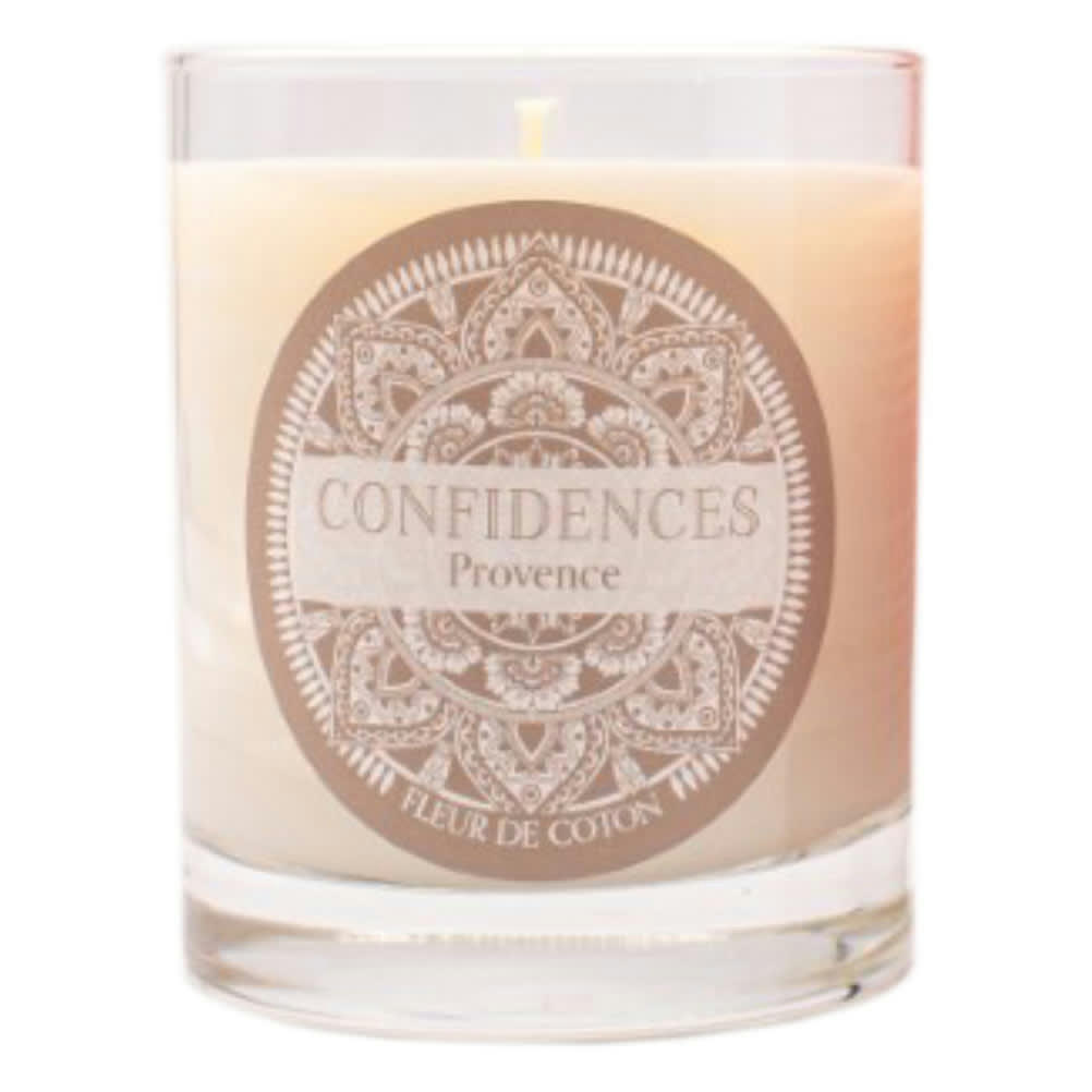 - Bougie parfumée Fleur de coton fabriquée en Provence  280 gr