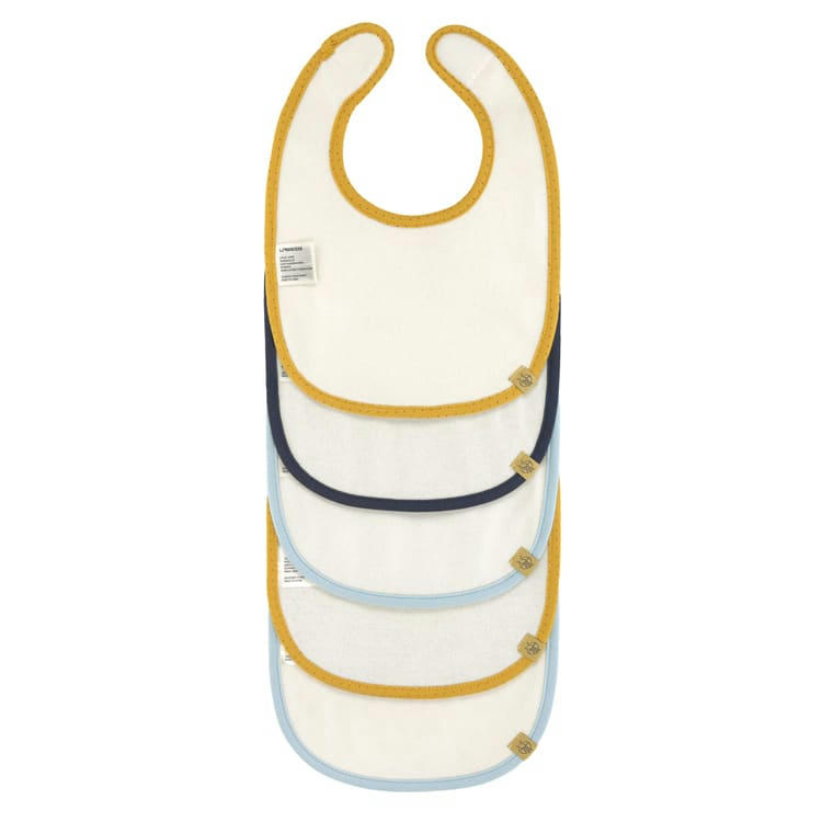 - Lot de 5 bavoirs en éponge imperméable 3-18 mois Baleine