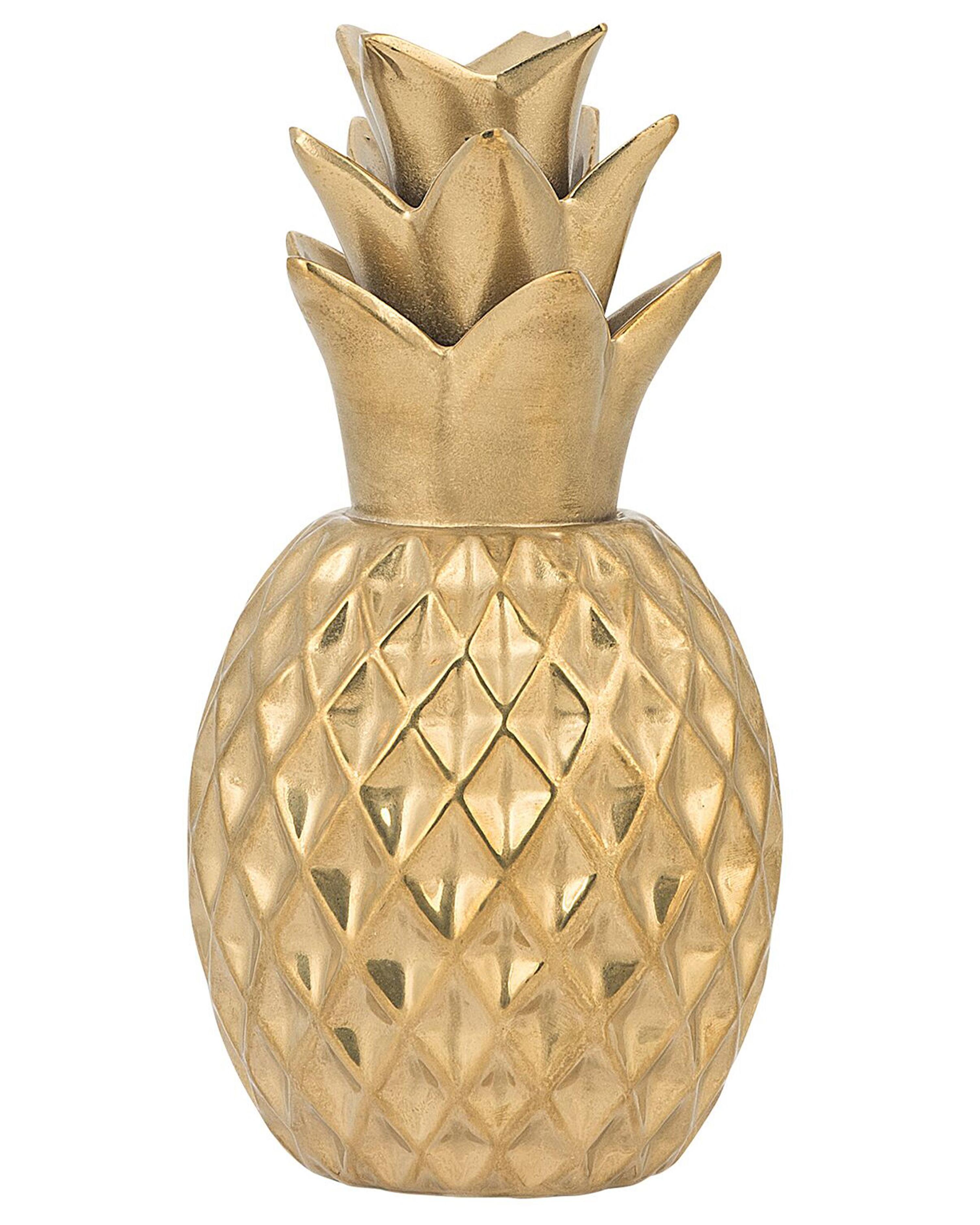 Figurine Pinapple TYANA Ceramic Gold