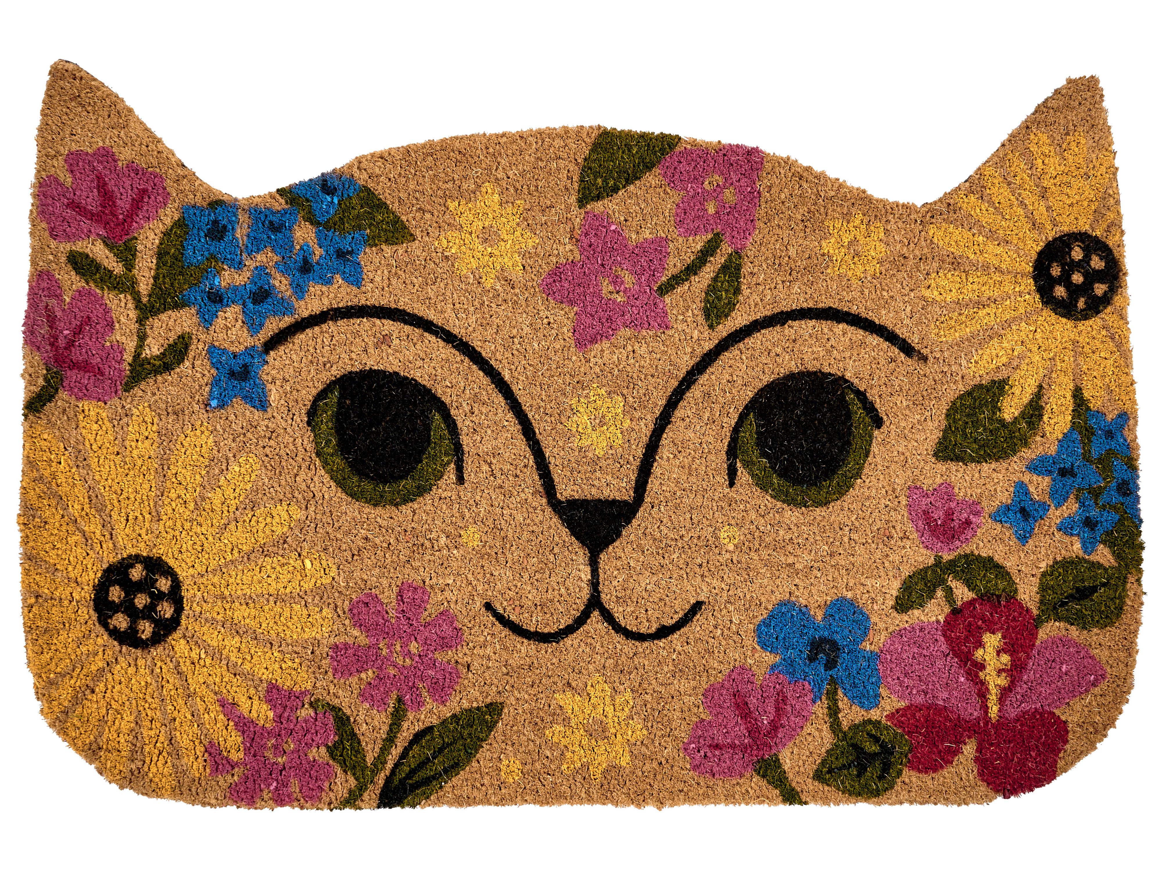 Doormat CALIRAYA Multicolour 60 x 90 cm Cat Coir