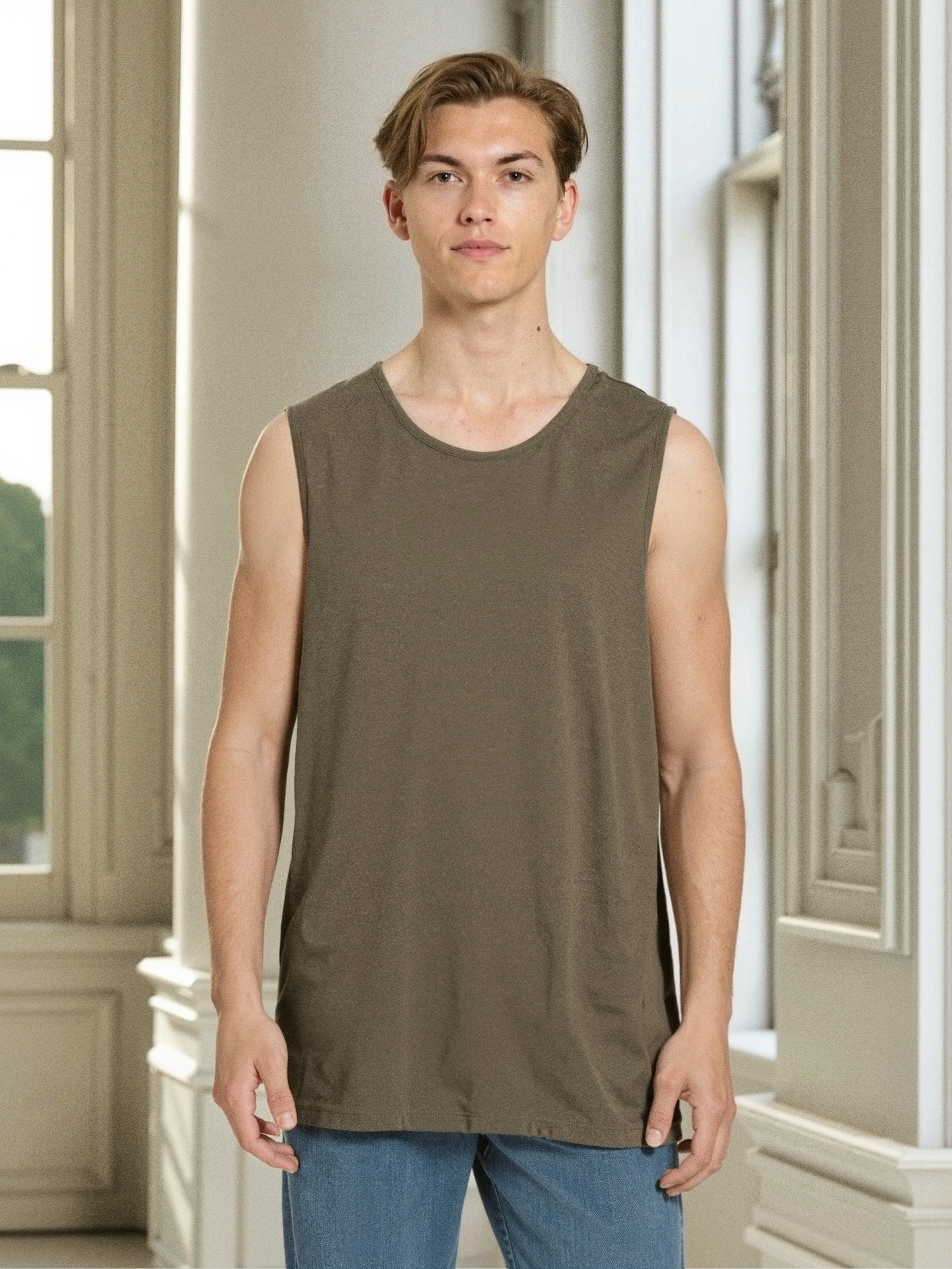 Bawełniany tank top basic