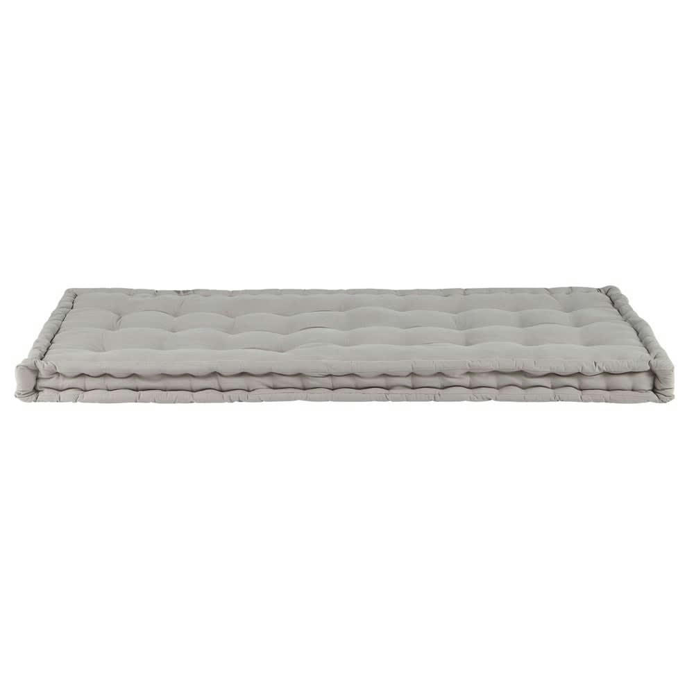 - Matelas enfant en coton gris 90x190