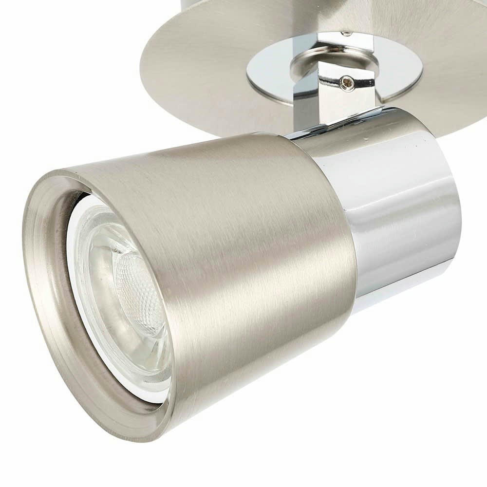 IRIS - Spot orientable nickel orientable pour mur et plafond