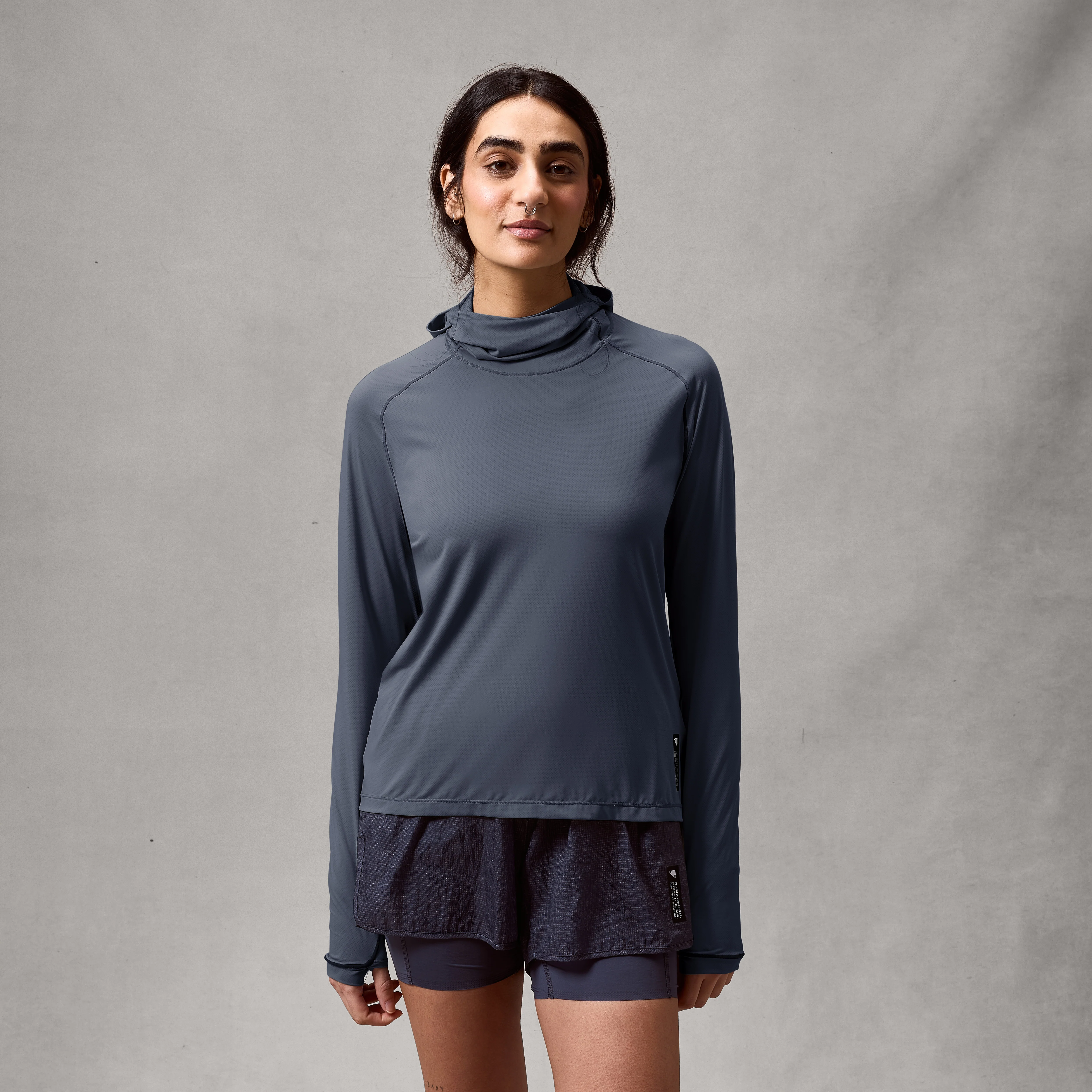 Women's AllTrack Rout Scuba Hoodie - Carbon Grey