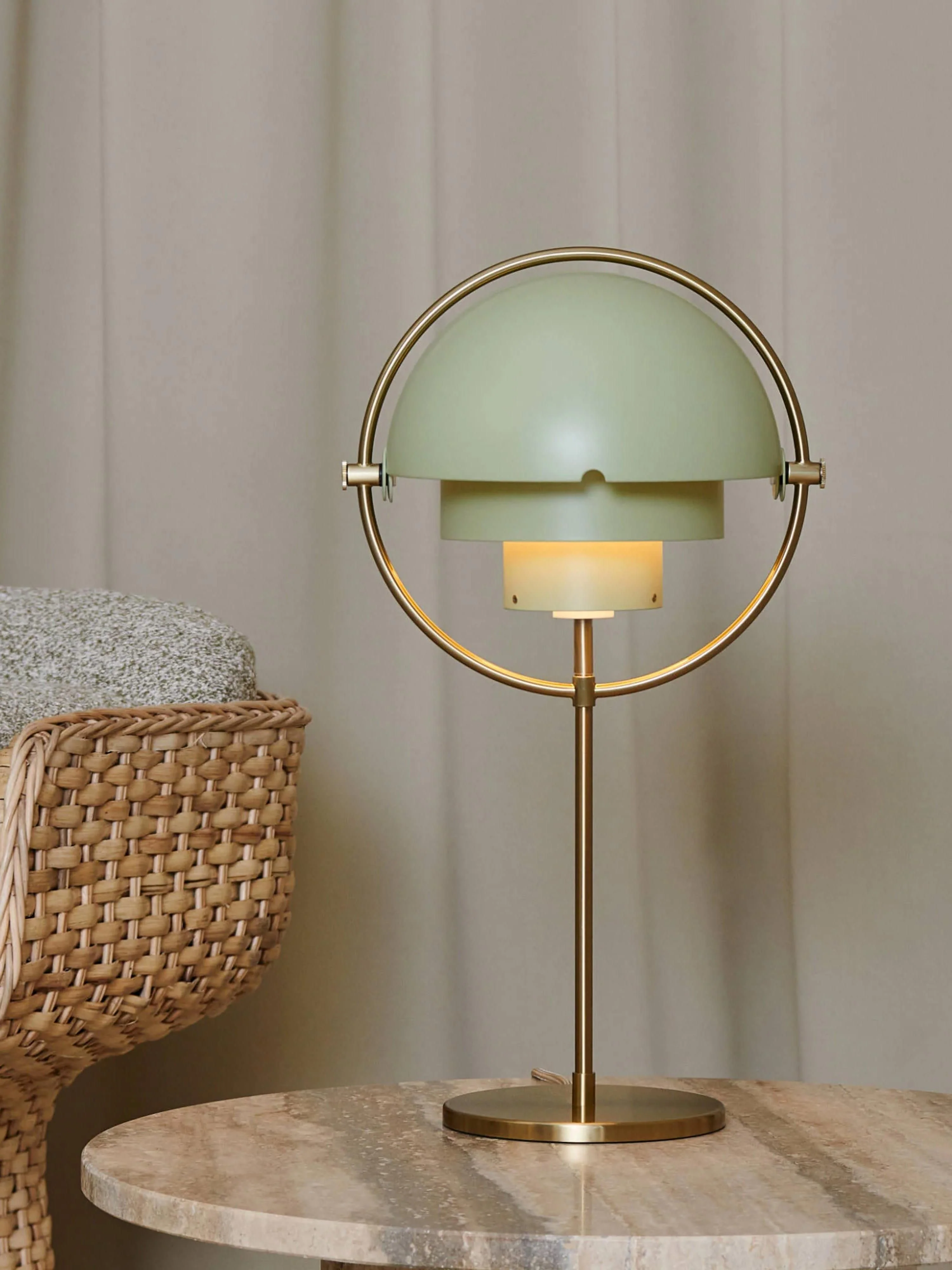 Große verstellbare Tischlampe Multi-Lite