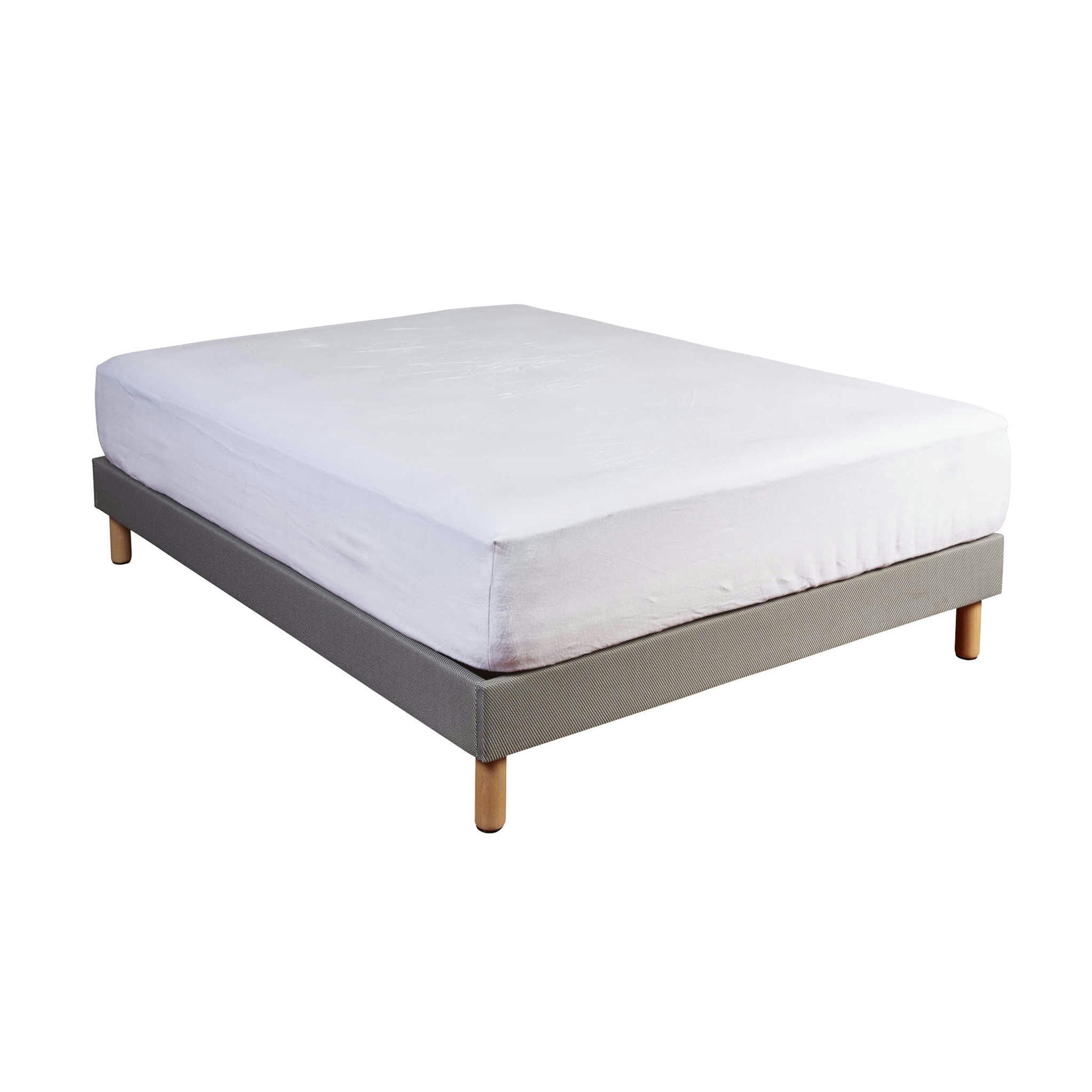 - Protège matelas coton molleton bonnet 40 120x190