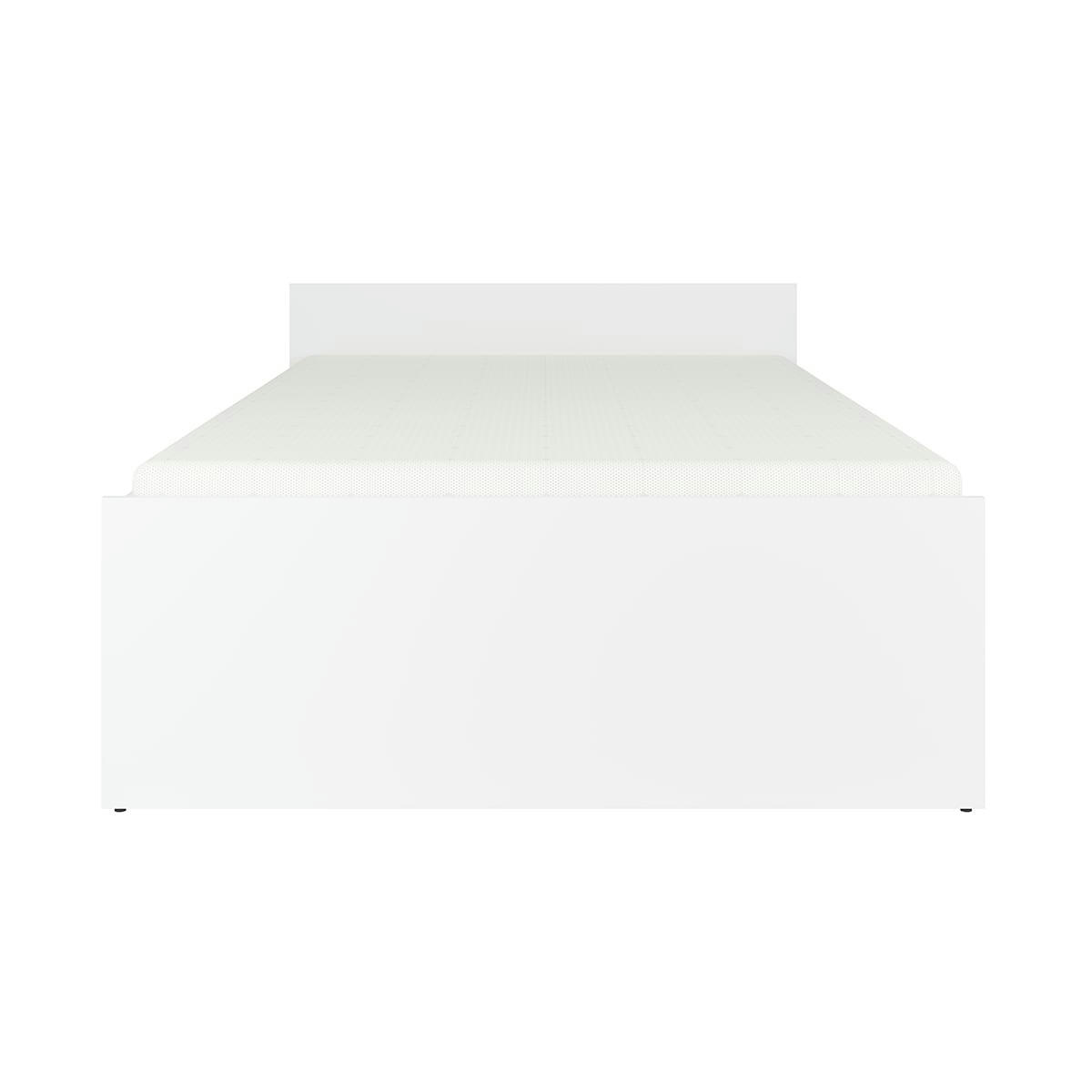 - Lit 120x200 stratifiés blanc