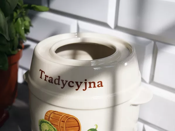 Beczka hermetyczna z kamionki 4 L Tragar - Tradycyjna kiszonka 1TR.BECZ.45568
