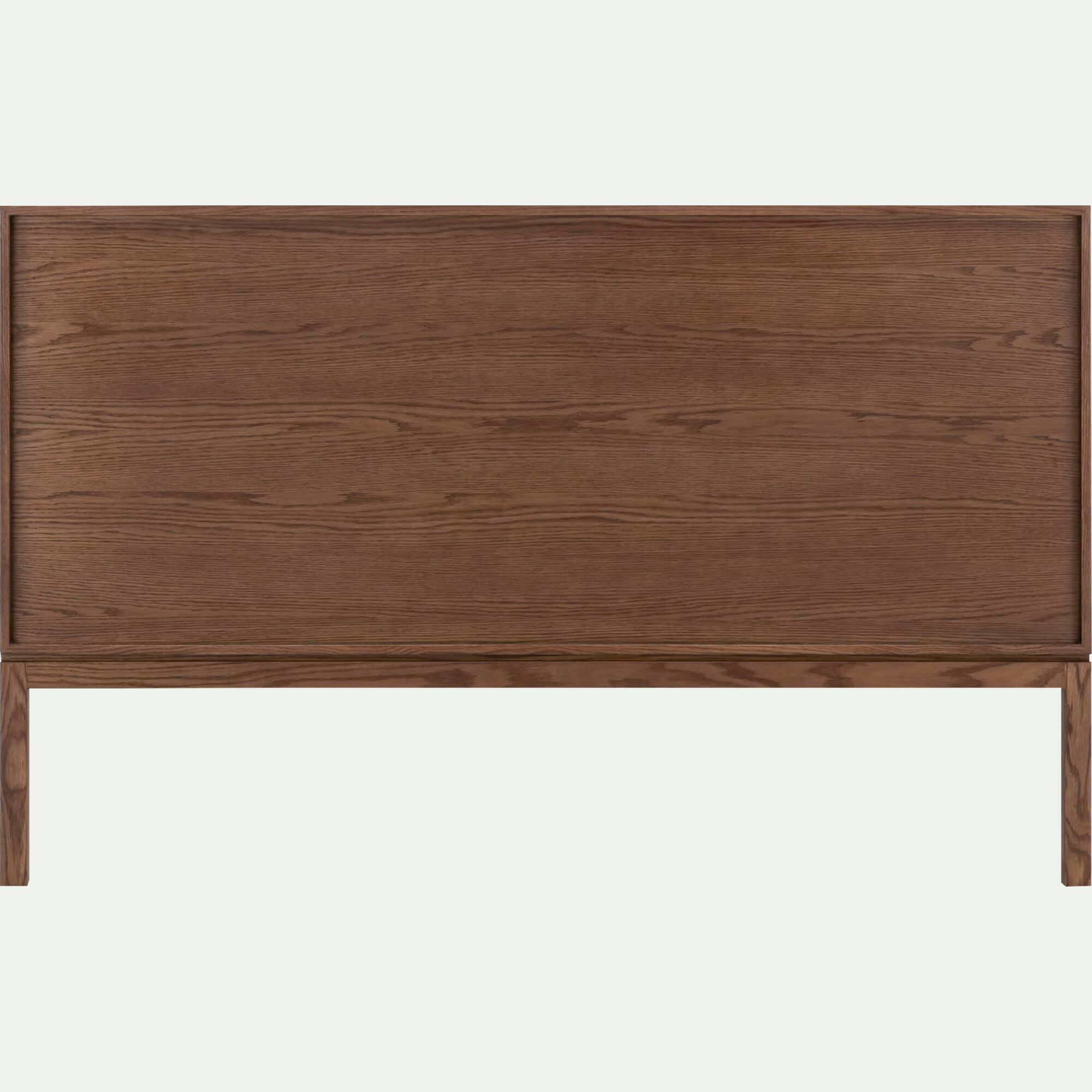 DAVI - Tête de lit en chêne massif L168cm - bois foncé