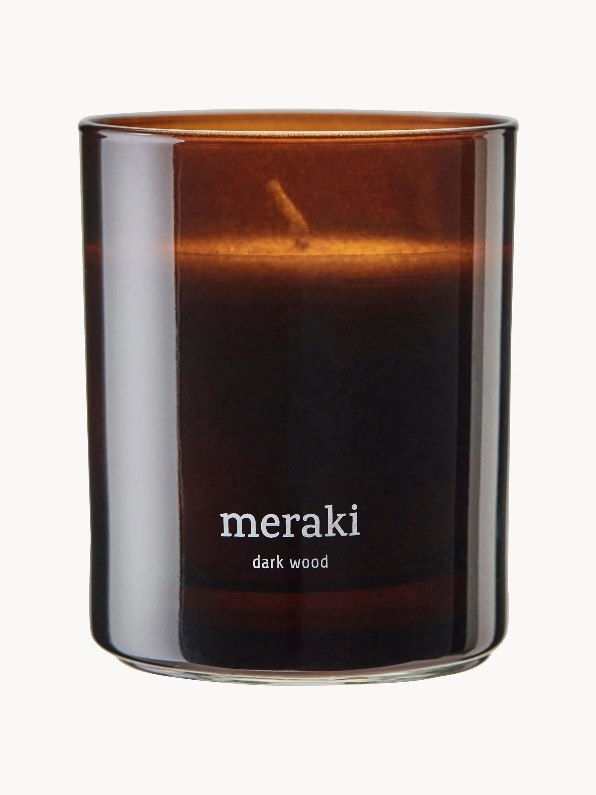 Duftkerze Dark Wood (Muskatnuss, Nelken & Ambra)