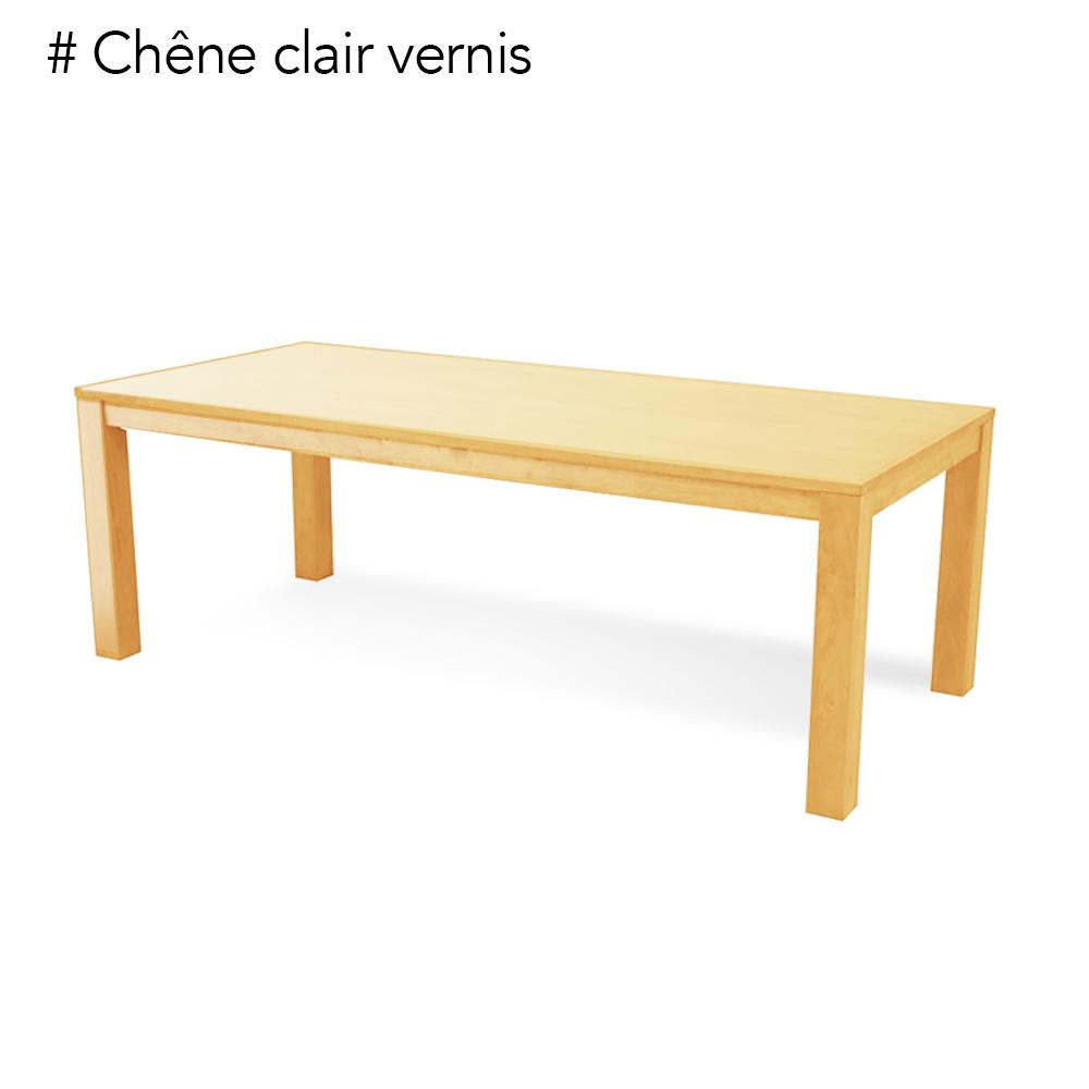 Table de repas Hévéa 220x100x76cm TRADITION