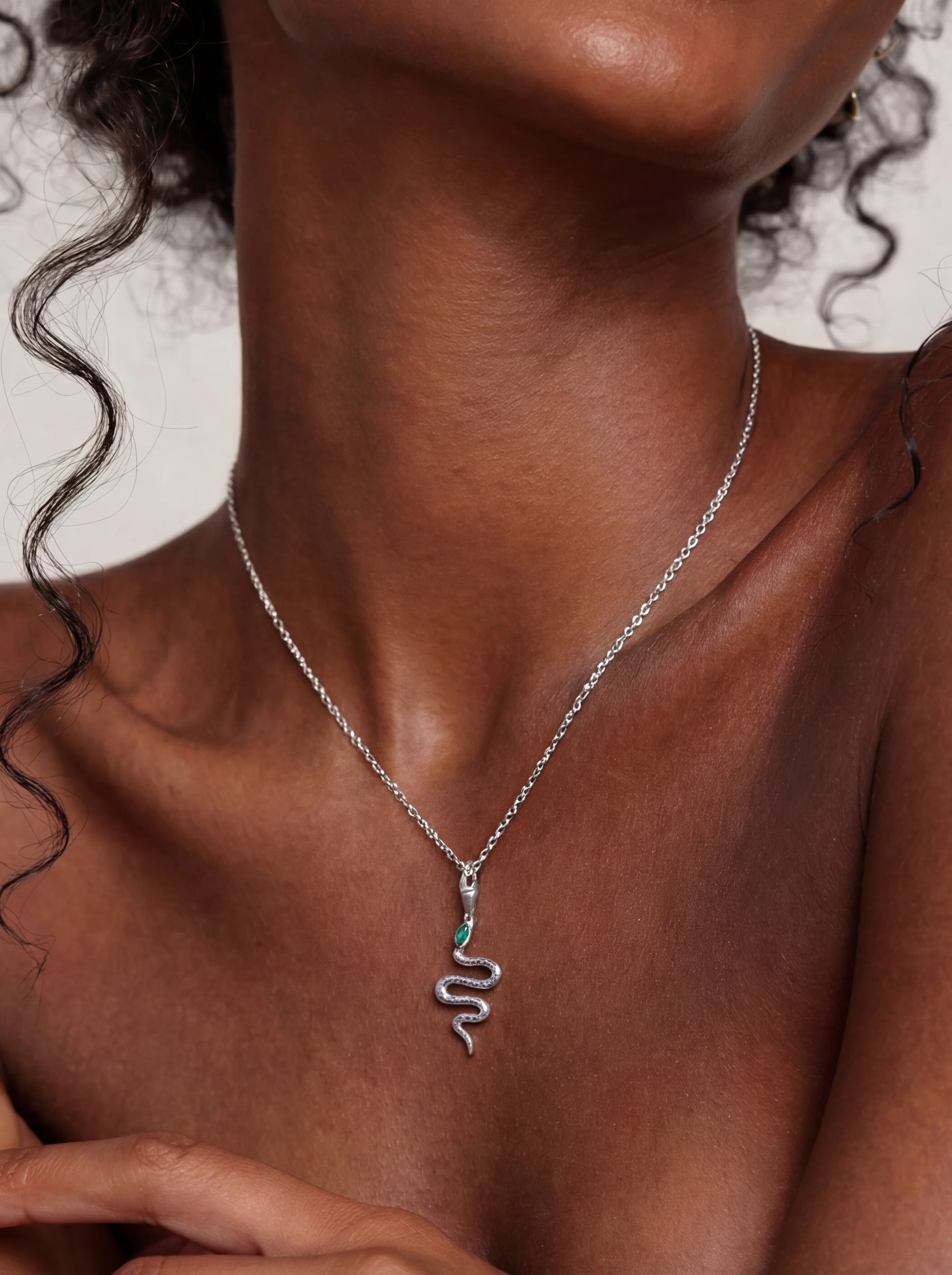 Serpent I — Limited Edition Snake Pendant Necklace