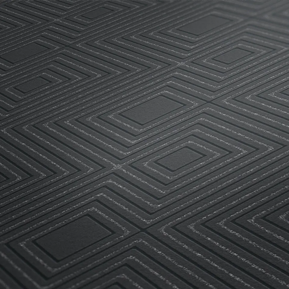 A.S. Cr&eacute;ation behang 3D-motief zwart - 53 cm x 10.05 m