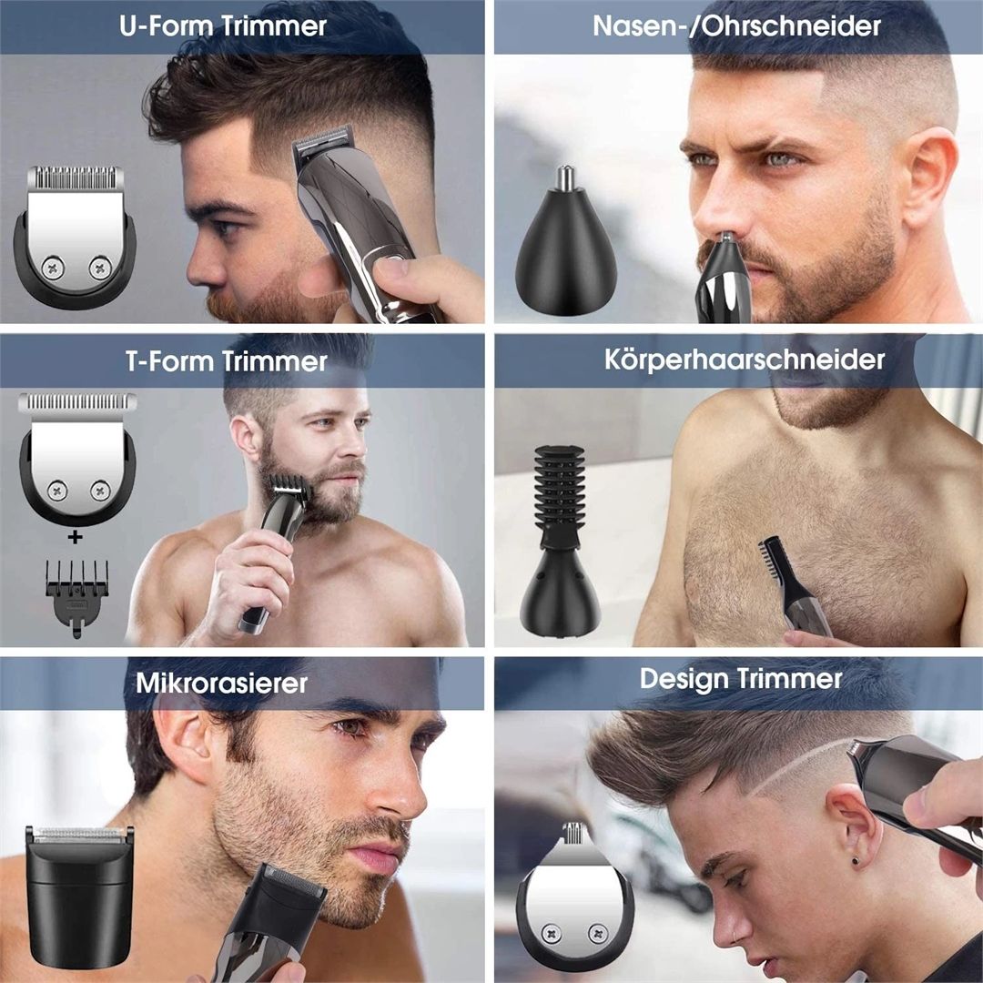 Nordara Cordless Men's Grooming Kit Beard & Body Hair Trimmer Rechargeable