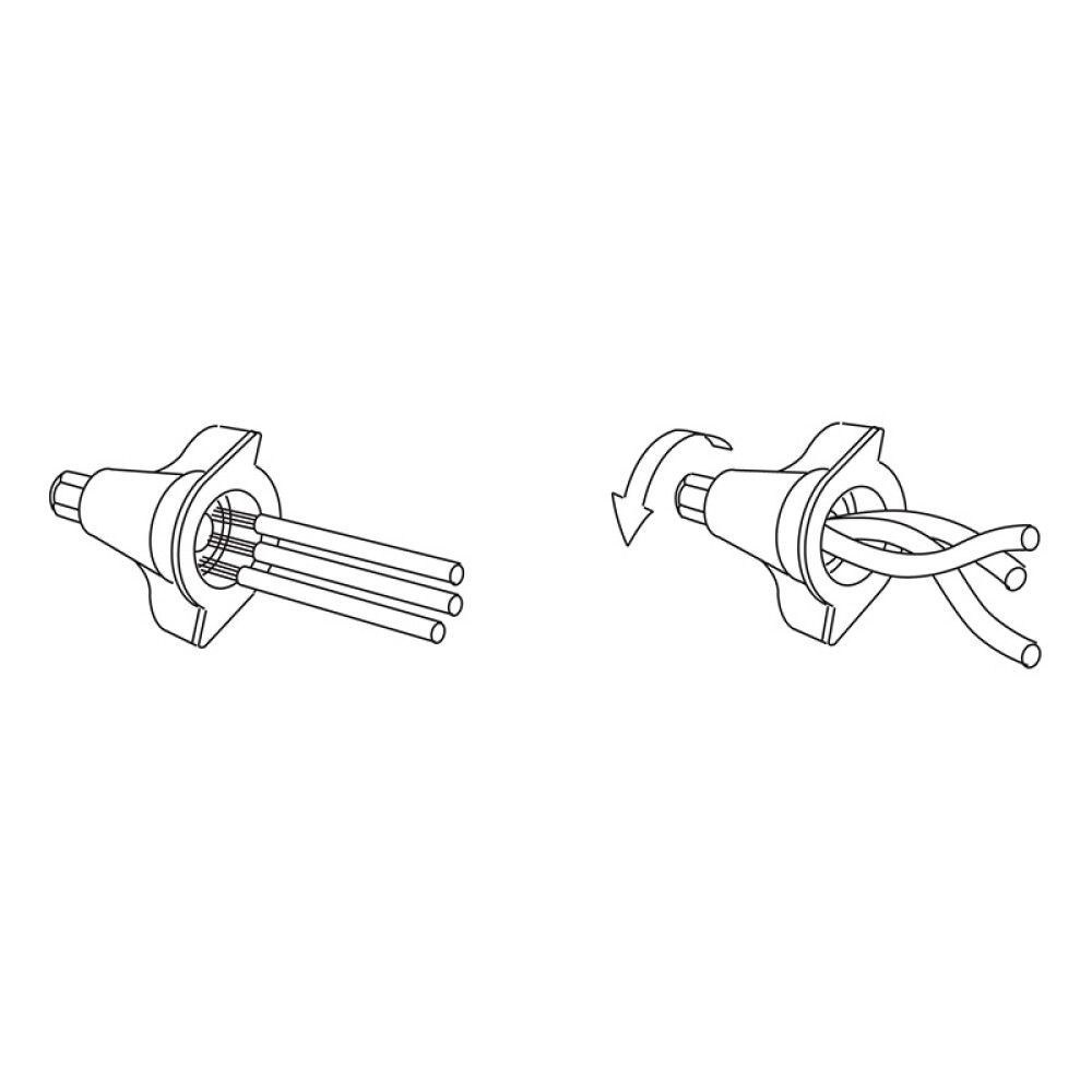 VRIHYLSE SCHNEIDER ELECTRIC TORIX RØD 100 STK/PK