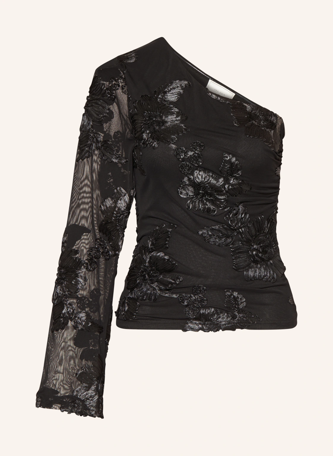 NEO NOIR One-Shoulder-Bluse FRIANA aus Mesh