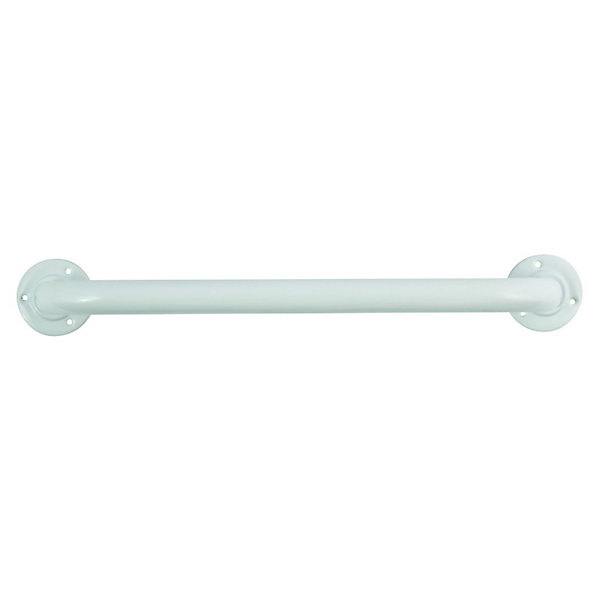 Barre de redressement ou d'appui Acier 40cm Blanc MSV
