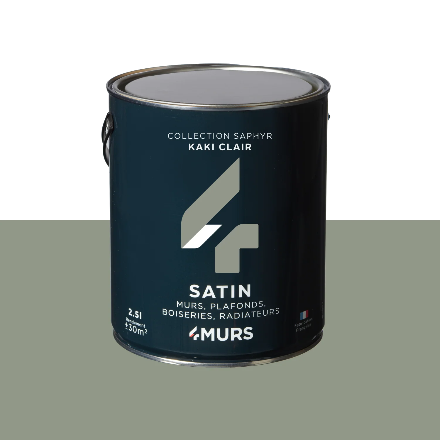 Saphyr Peinture Multi-supports Peinture kaki clair Satiné