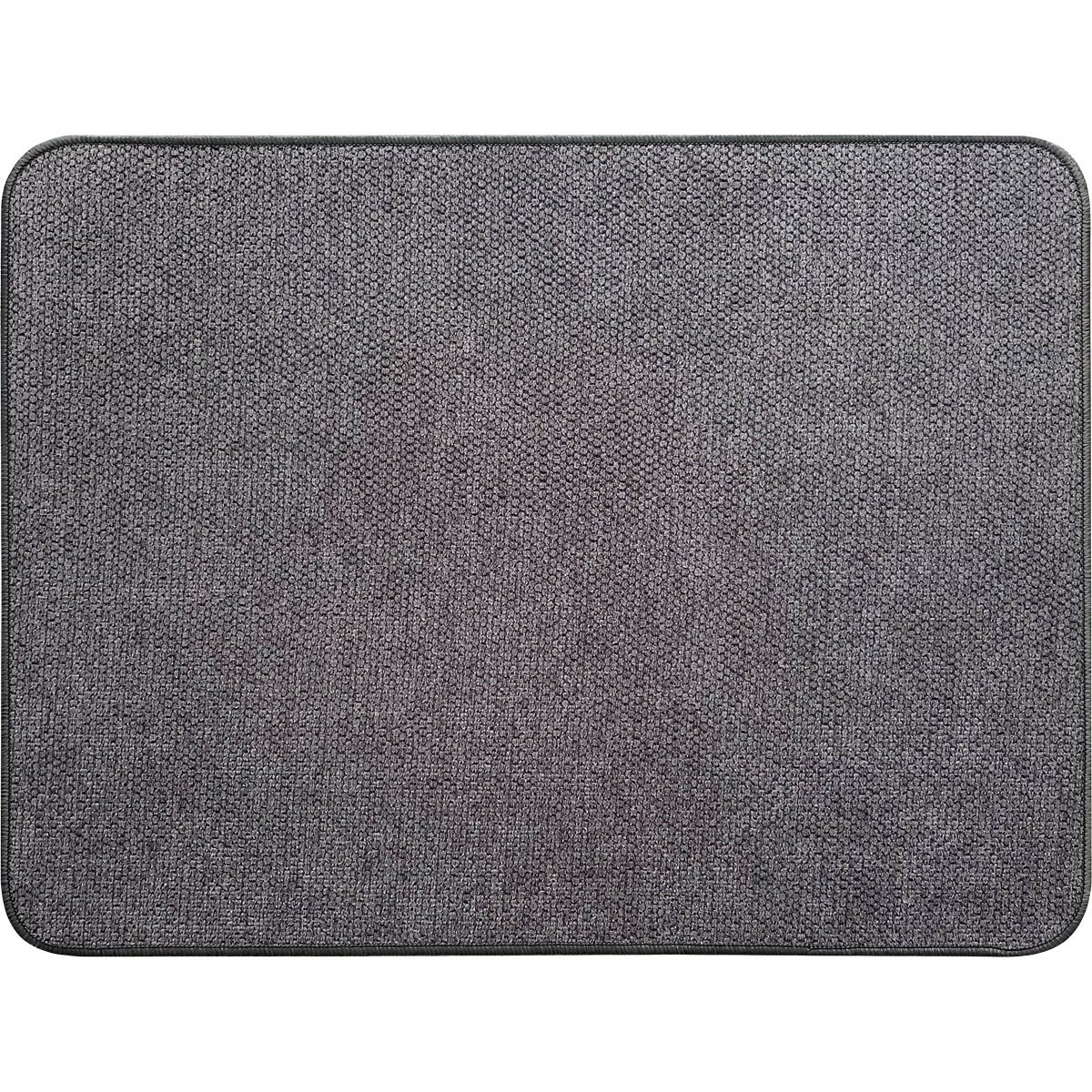 Tapete de entrada HEXAGONE cinza escuro 45x60cm