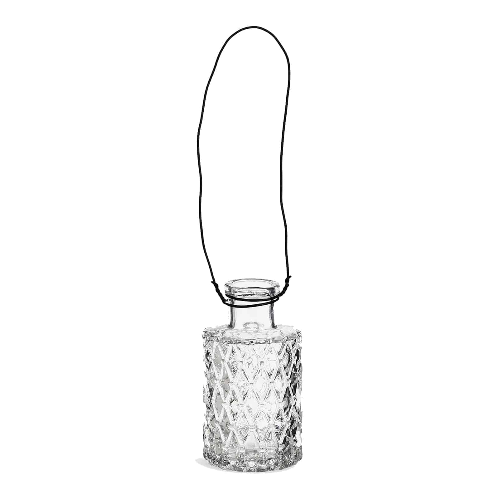 Hänge-Vase Klar, ⌀ 5 cm, H 90 mm