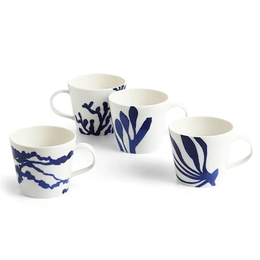Royal Doulton Pacific 10th Anniversary 4 Piece Mug Set 400ml