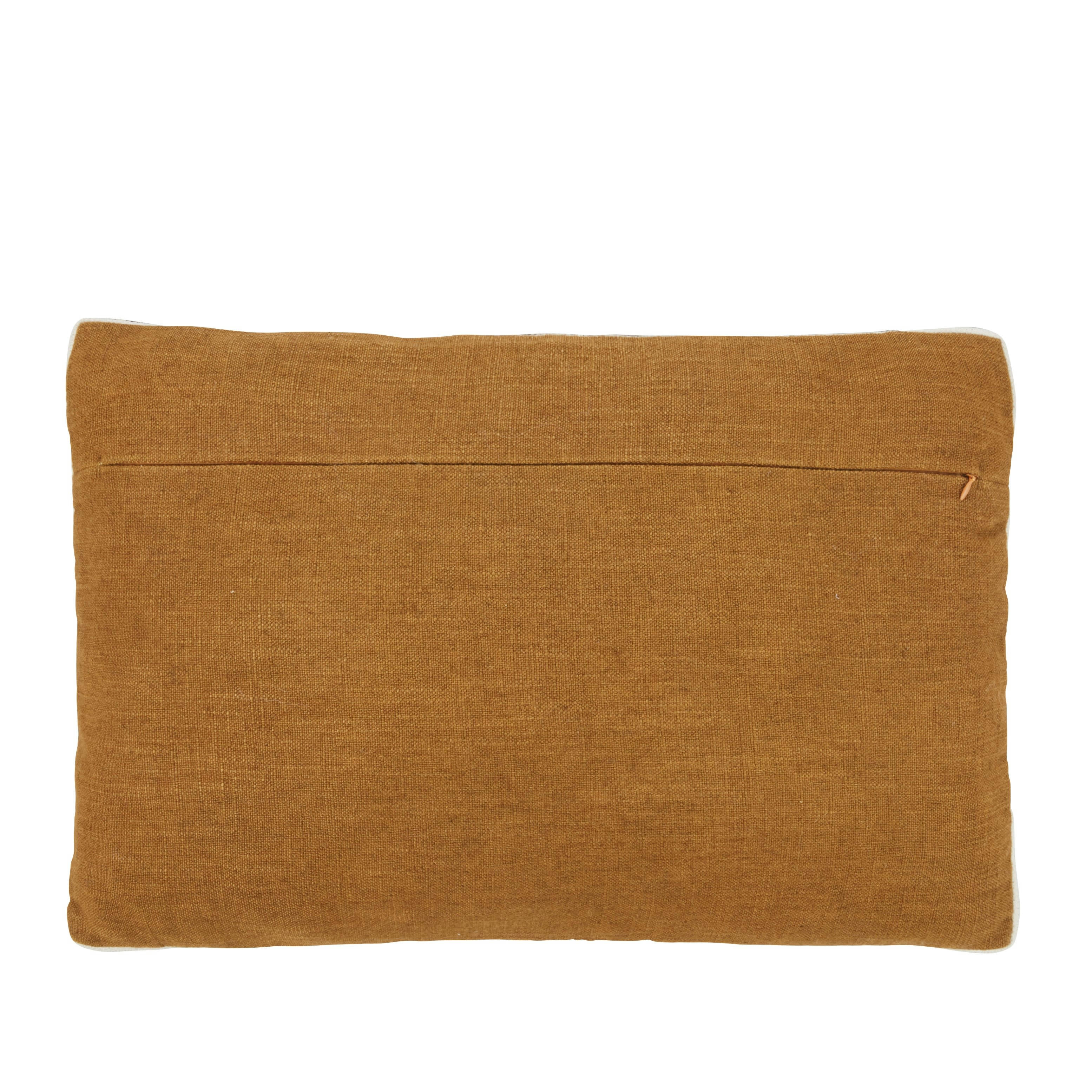 BERJA - Coussin coloris bronze 60x40