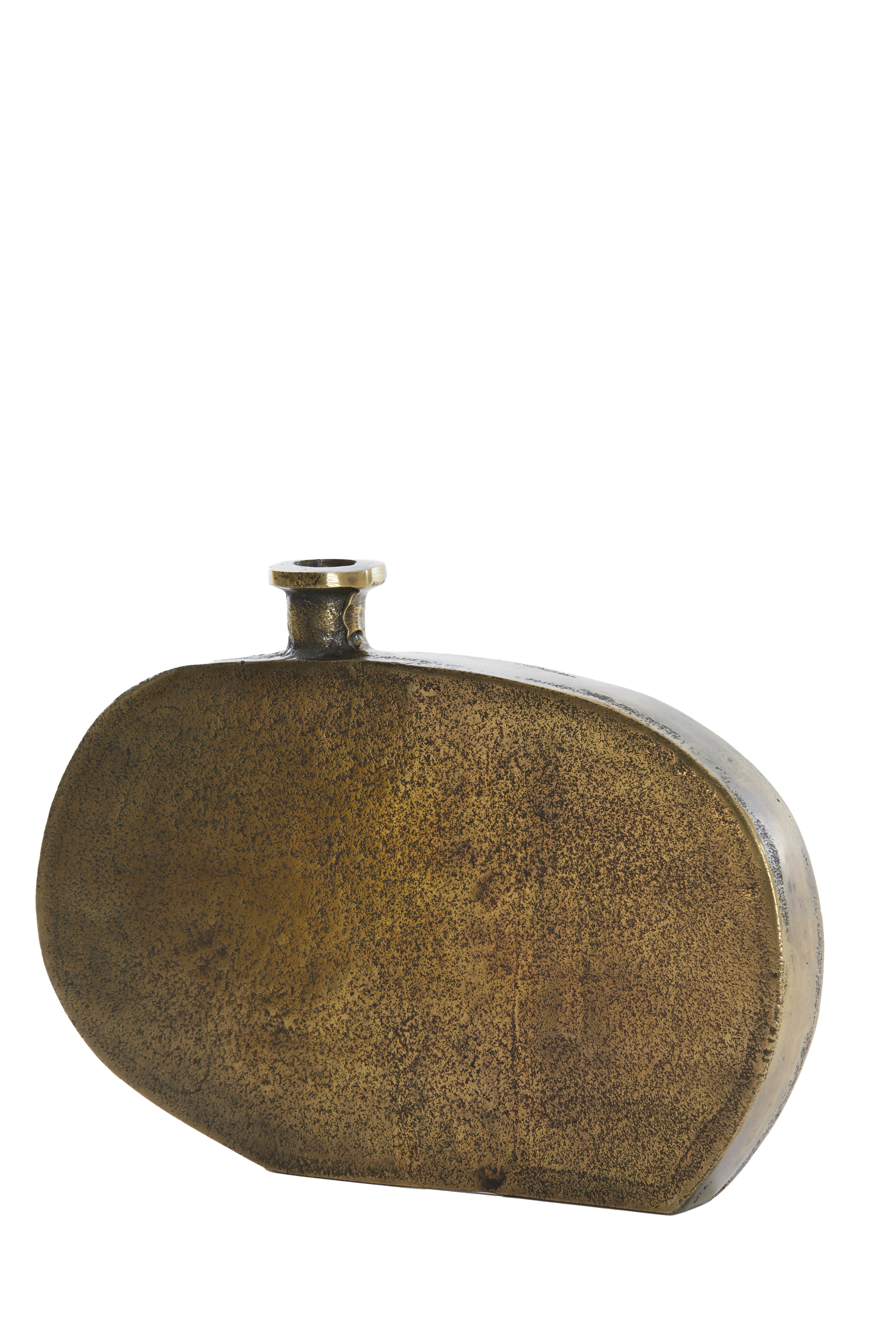 Light & Living vaas OBIDA - 32x3.5x30cm - brons