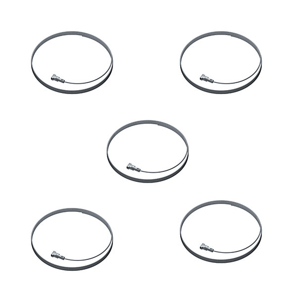 Câble acier twister Micro 1mm Noir pour cimaise - Accrochage Tableau Artiteq 200 cm , Pack de 5 , Noir
