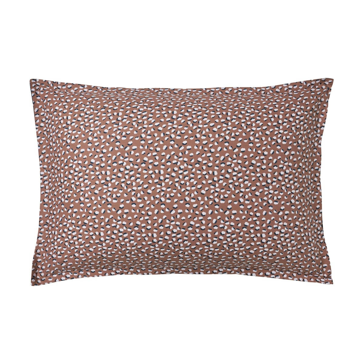 CLIN D'ŒIL - Taie d'oreiller imprimée en coton bleu 50x75