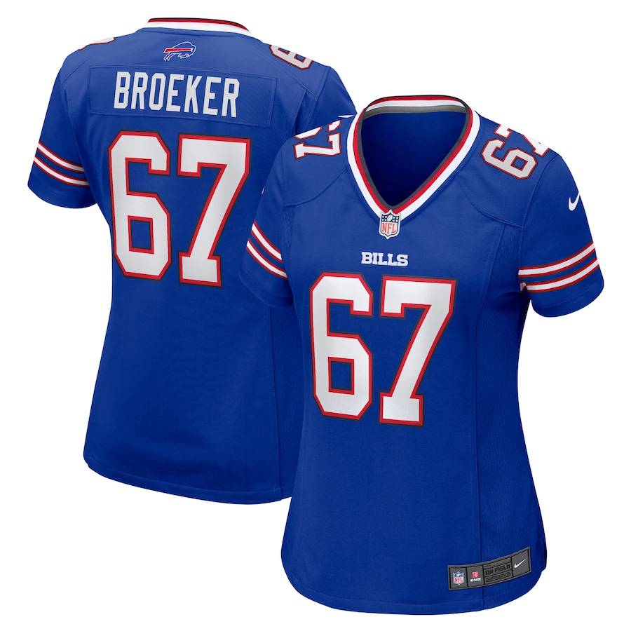 Nick Broeker Buffalo Bills Nike Women's Home Game Jersey - Royal