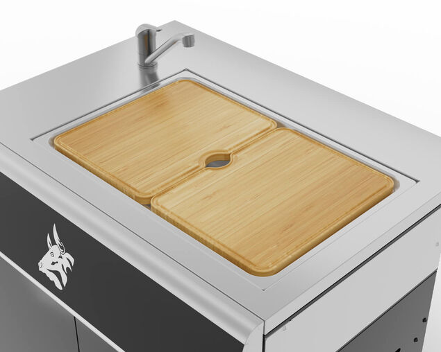 Beefmaster Premium Sink on Classic Cart