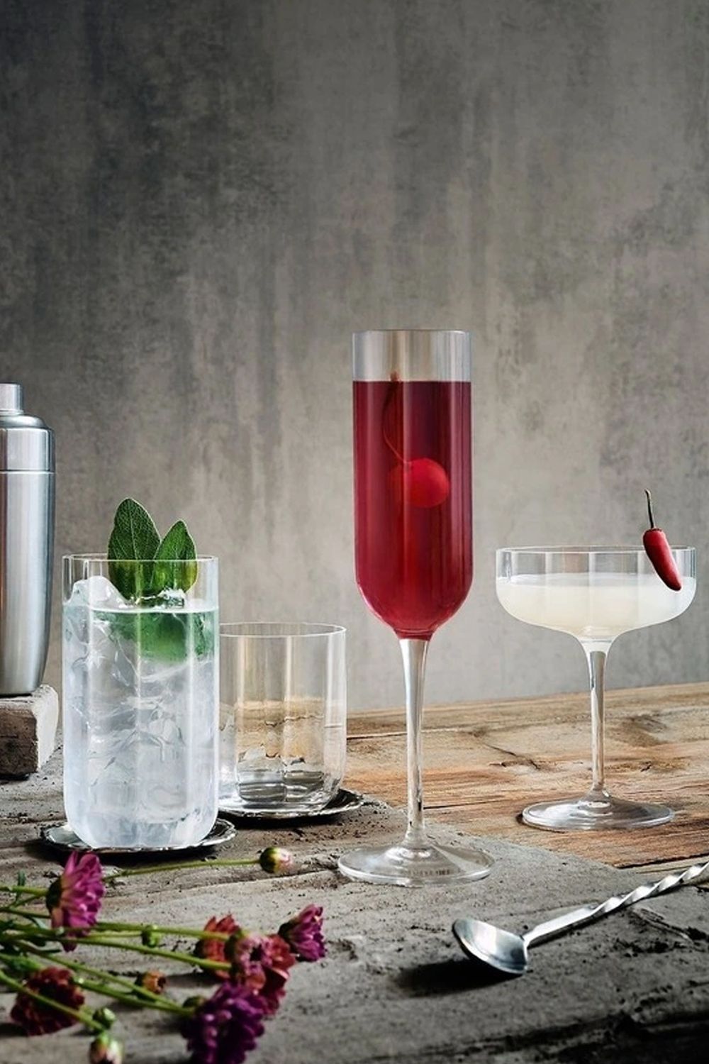 Meyer Set of 4 Jazz Flute Glass 210ml - Clear