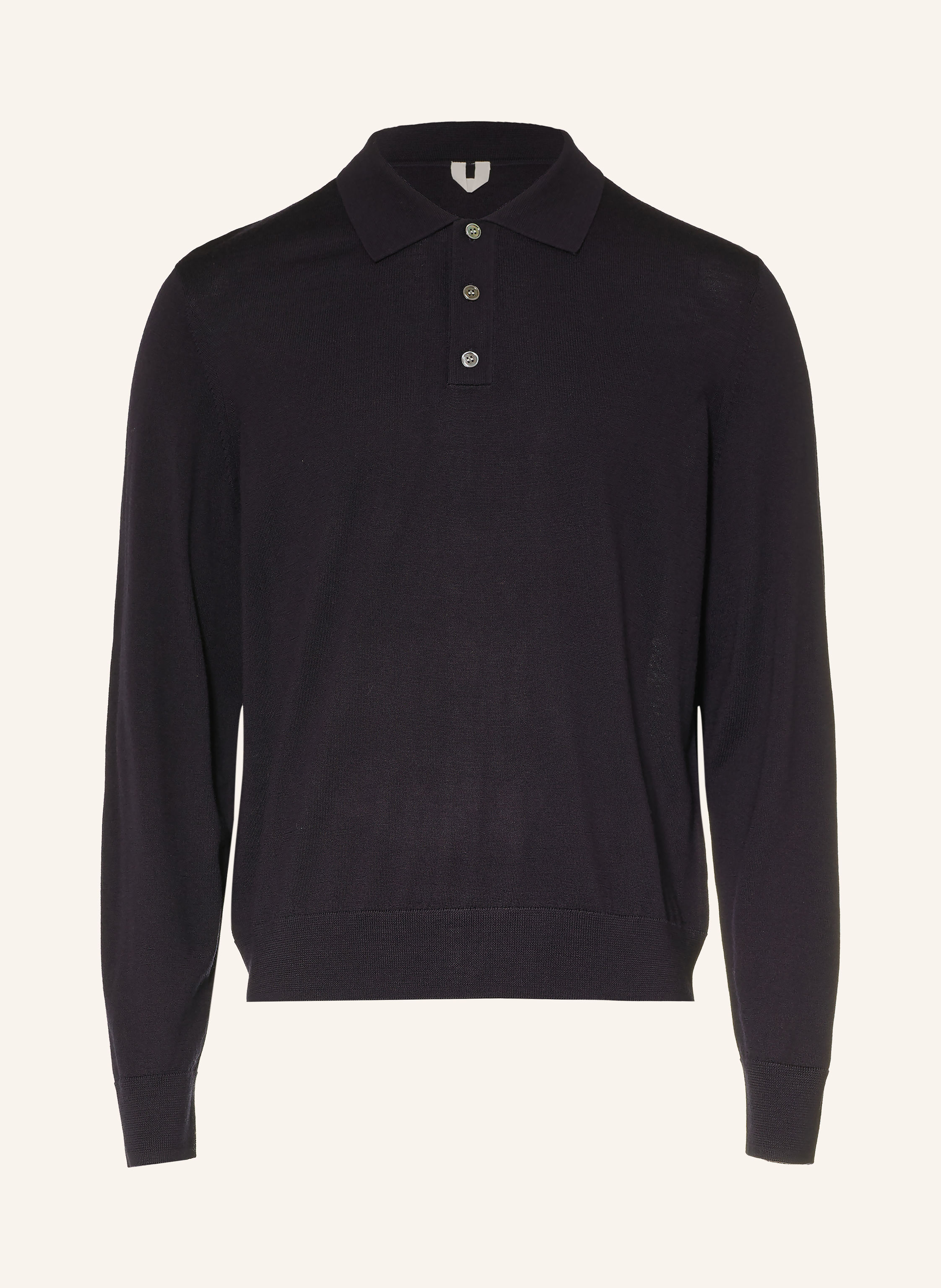 ARKET Strick-Poloshirt aus Merinowolle